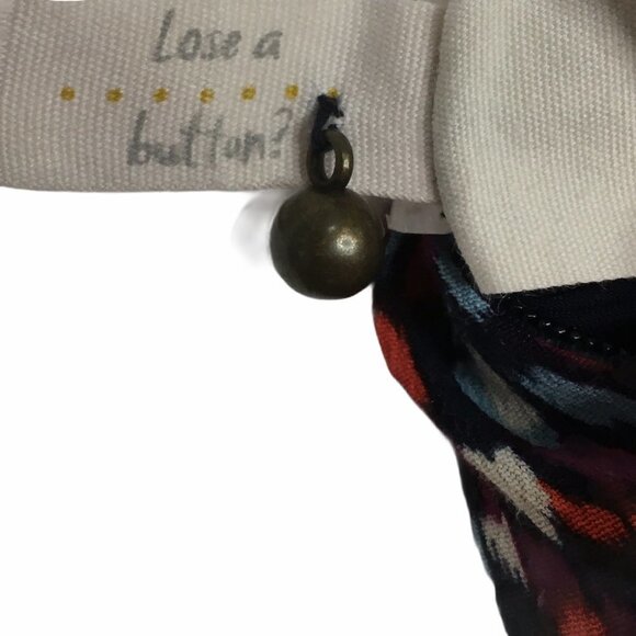 FOSSIL Multi Color Print Tiered Maxi Dress Dotted Brushstroke Size XS XSMALL - Picture 12 of 15